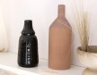 Vase décoration bouteille noire - Madam Stoltz