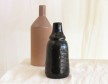 Vase bouteille émaillé noir - Madam Stoltz